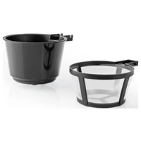 Nedis KACM310FBK Cafetière noir, argent minuteur Nedis KACM310FBK Cafetière noir, argent minuteur