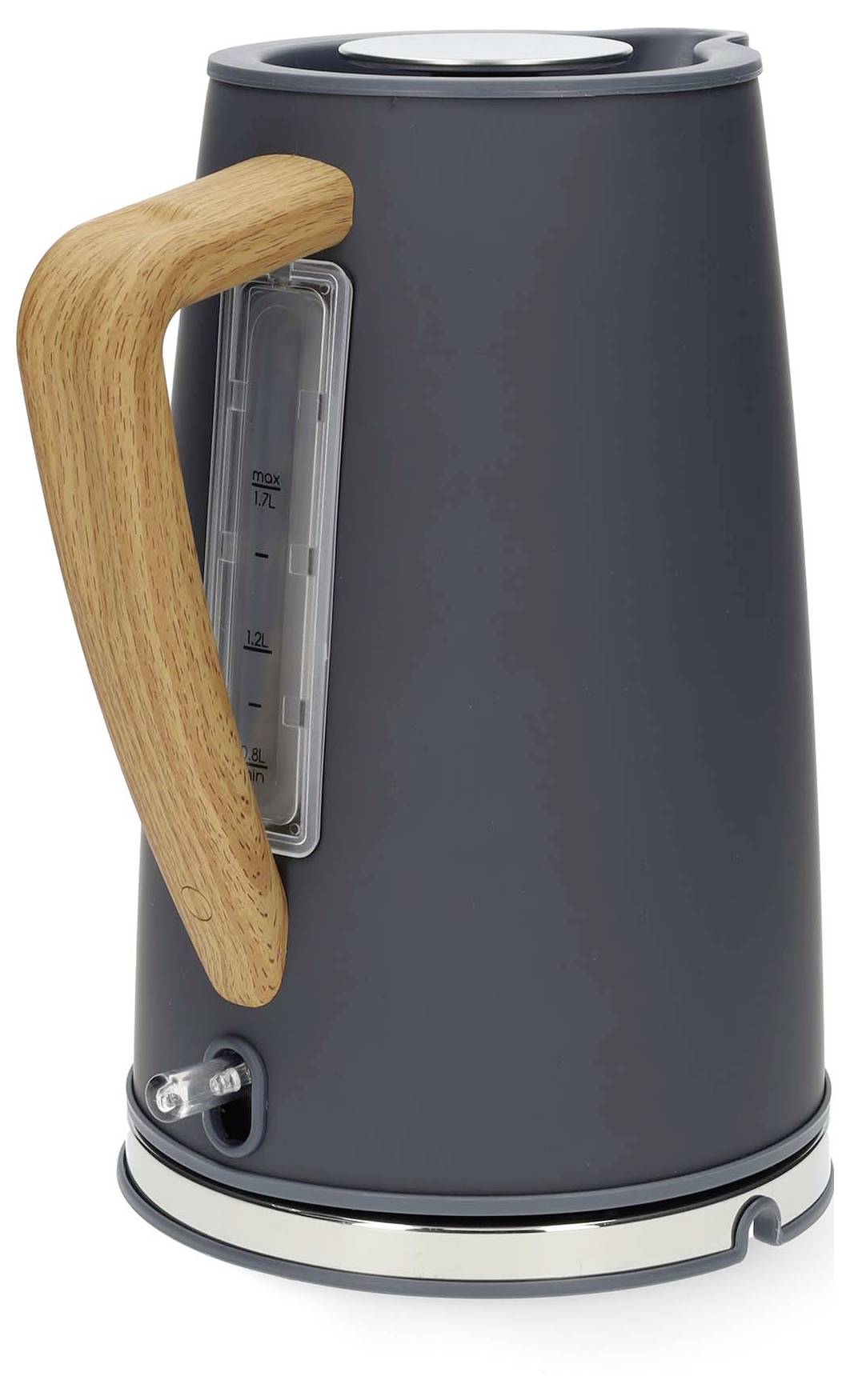 Nedis KAWK510EGY Bouilloire voyant lumineux gris Contenance: 1.7 l