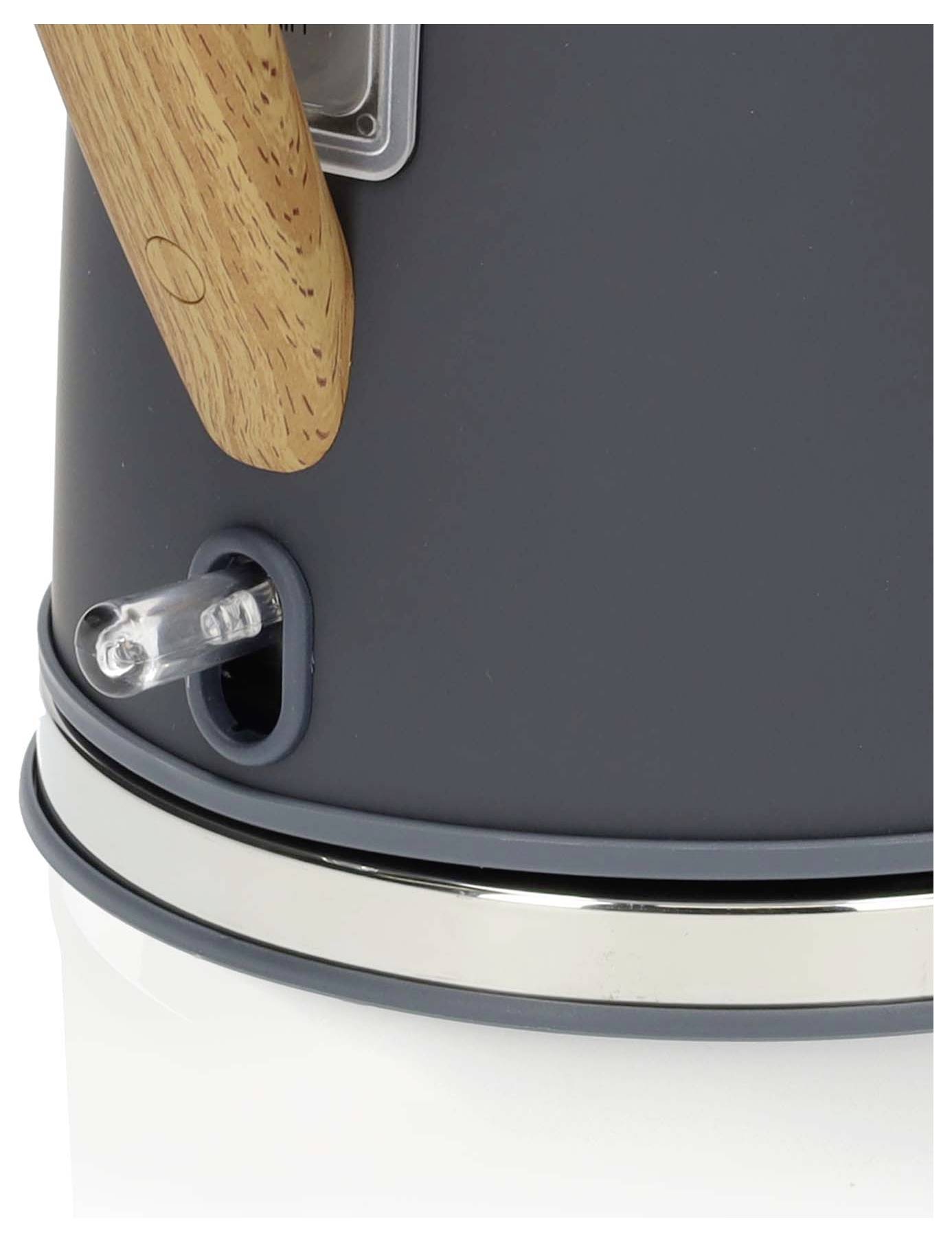 Nedis KAWK510EGY Bouilloire voyant lumineux gris Contenance: 1.7 l