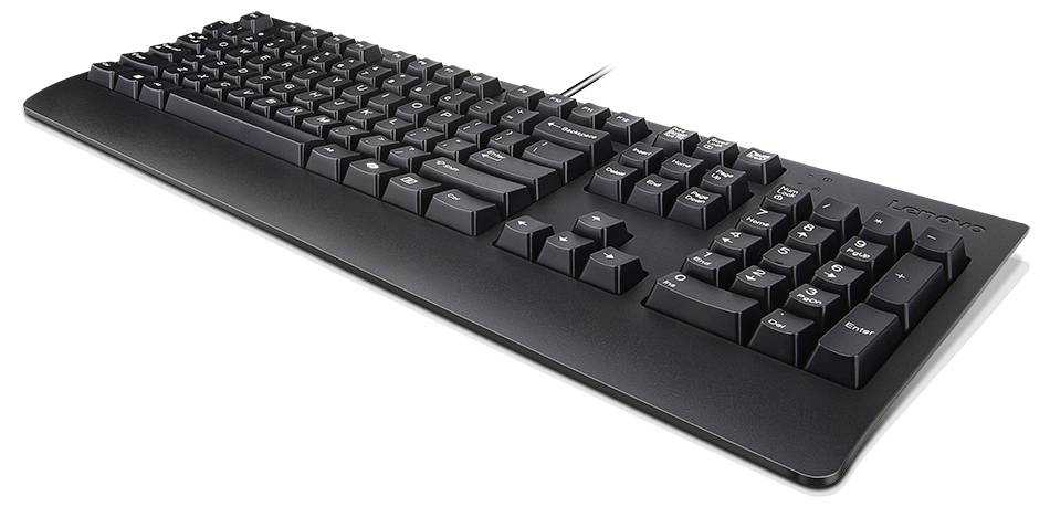 Lenovo 4Y41R64596 USB Clavier allemand, QWERTZ noir