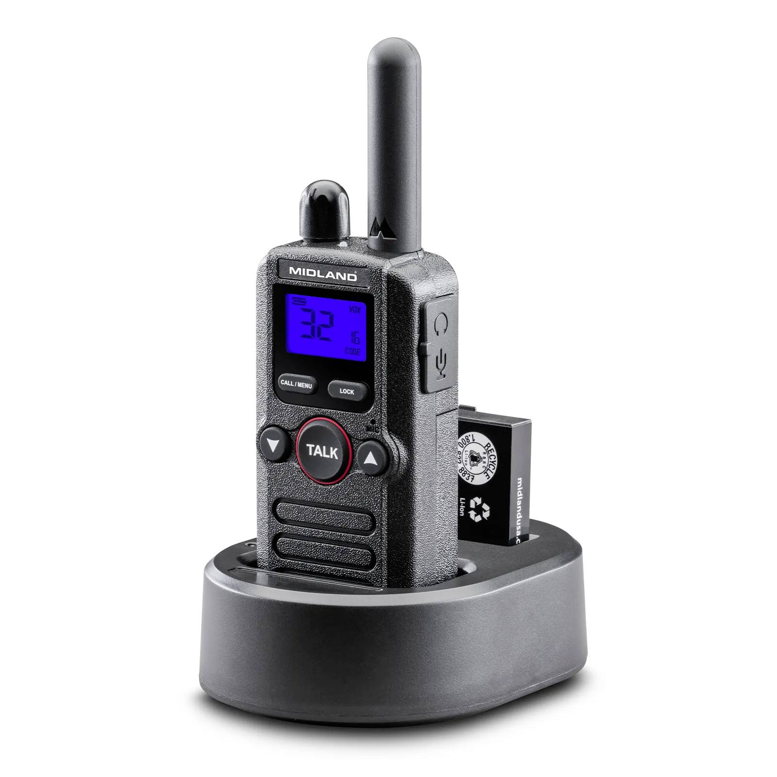 Midland Chargeur Einzel-Standlader für Midland BR 180 C1629