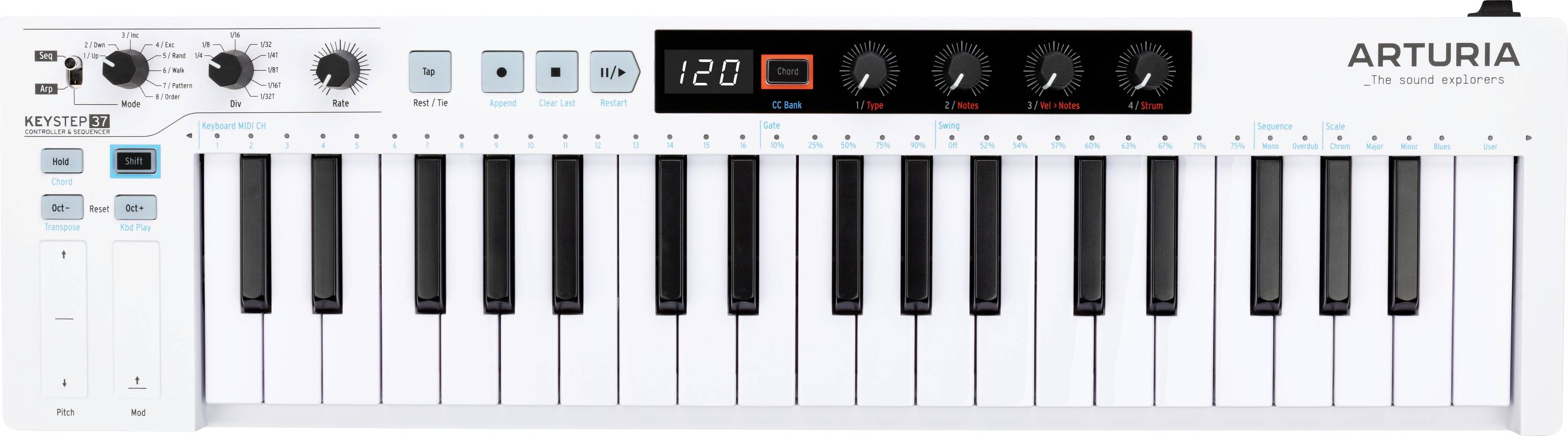 Arturia KeyStep 37 Clavier blanc