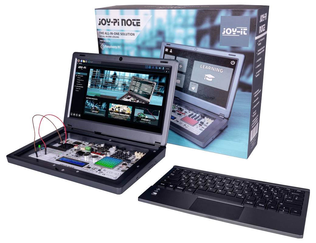 Joy-it JP-Notebook-Pi5 avec mallette de rangement, avec alimentation