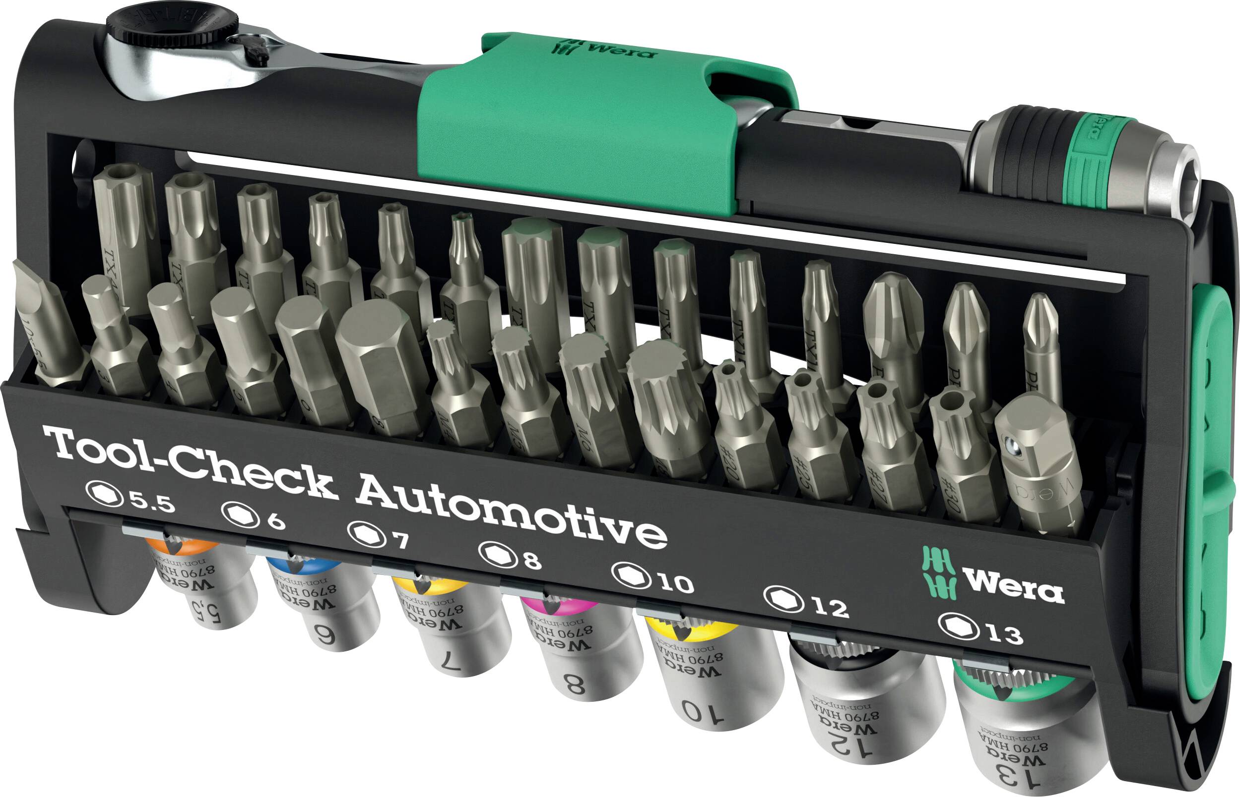 Wera Tool-Check Automotive 1 2025 05049065001 Jeu d'embouts 38 pièces