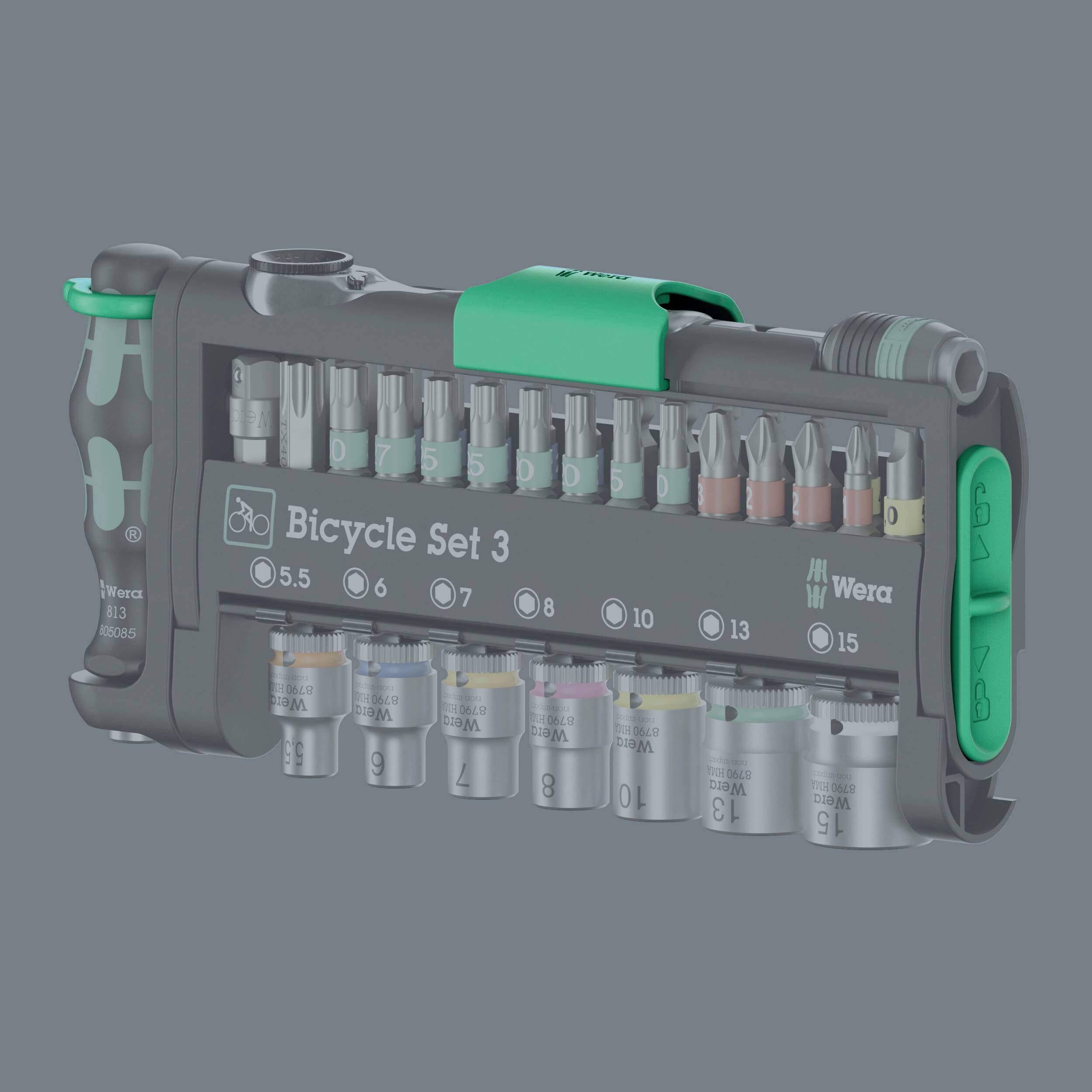 Wera Bicycle Set 3 2025 05004187001 Jeu d'embouts
