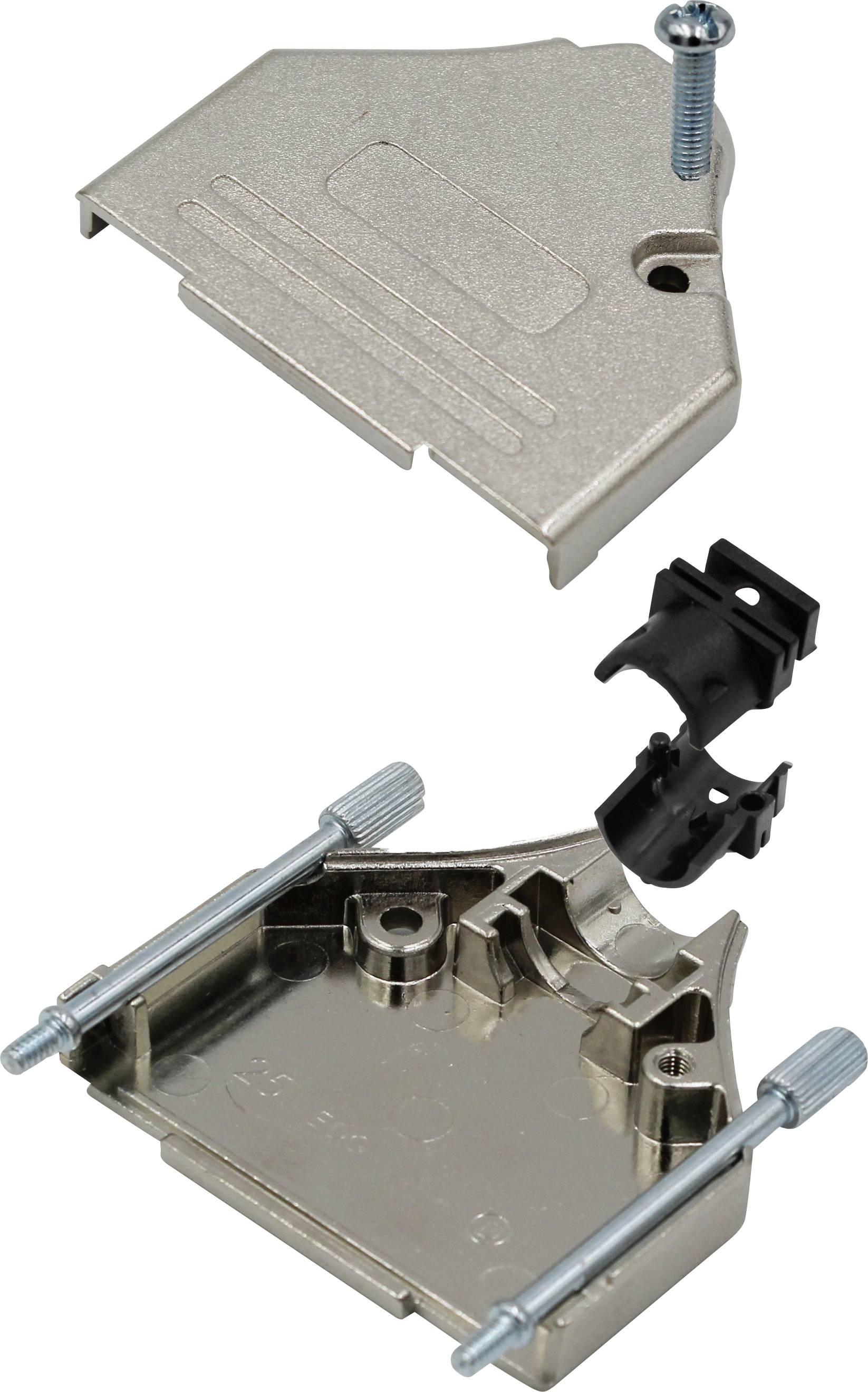 MH Connectors DTZK25-RA-K Capot SUB-D Nombre de pôles: 25 zinc moulé sous pression nickelé 180 ° Silver 1 pc(s)