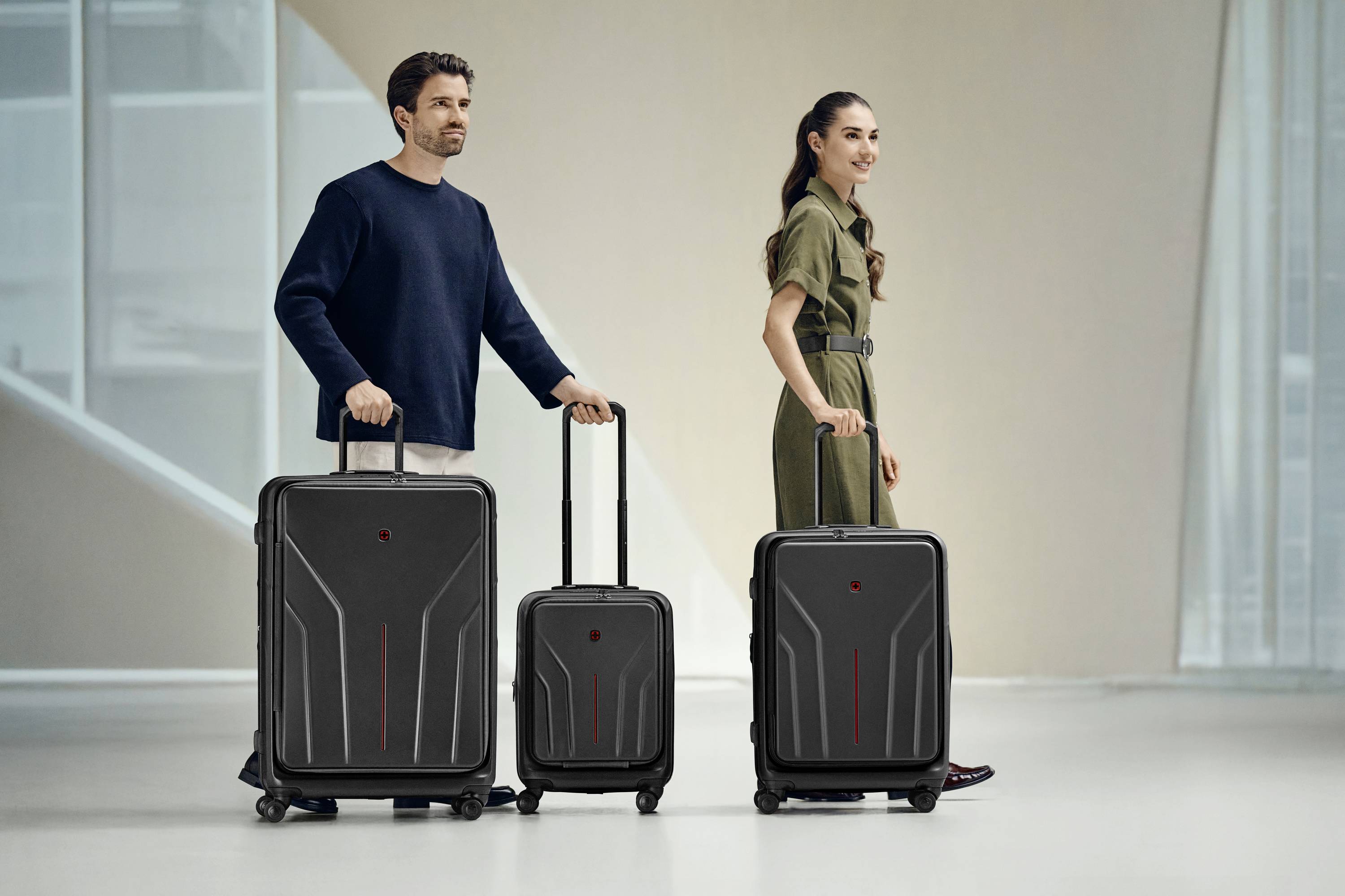 Wenger Mallette à coque/trolley Amplix Hardside Carry-On noir