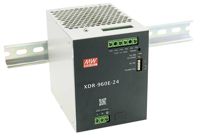 MW Mean Well XDR-960E-36 Alimentation rail DIN 36 V 26.6 A 957.6 W Contenu 1 pc(s)