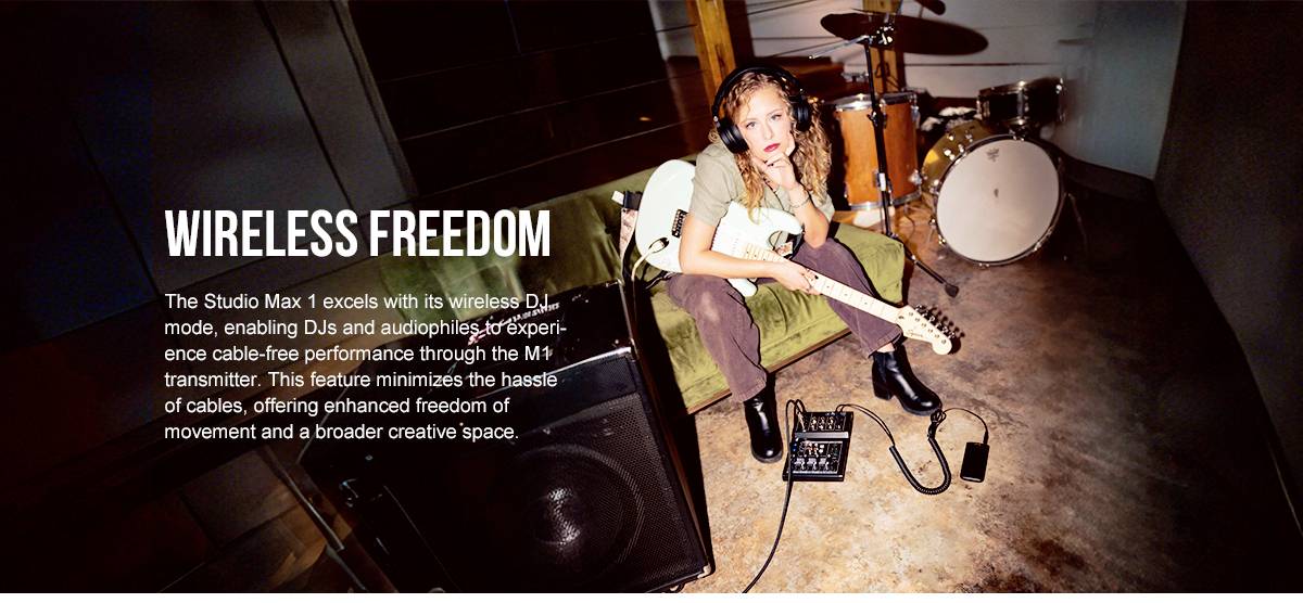 OneOdio Studio Max 1 Casque supra-auriculaire Bluetooth, filaire, sans fil noir Audio haute résolution coques pivotantes, volume