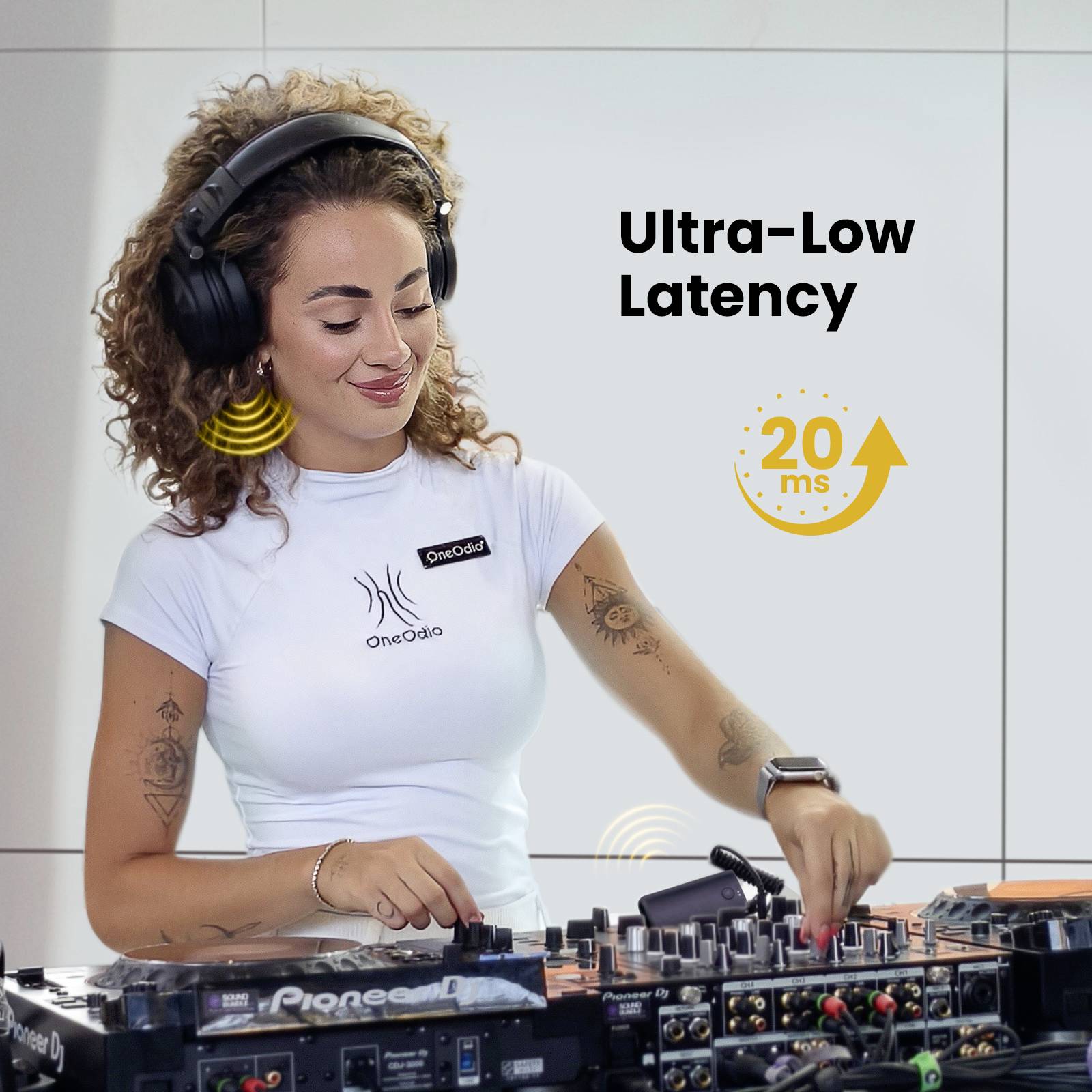 OneOdio Studio Max 1 Casque supra-auriculaire Bluetooth, filaire, sans fil noir Audio haute résolution coques pivotantes, volume