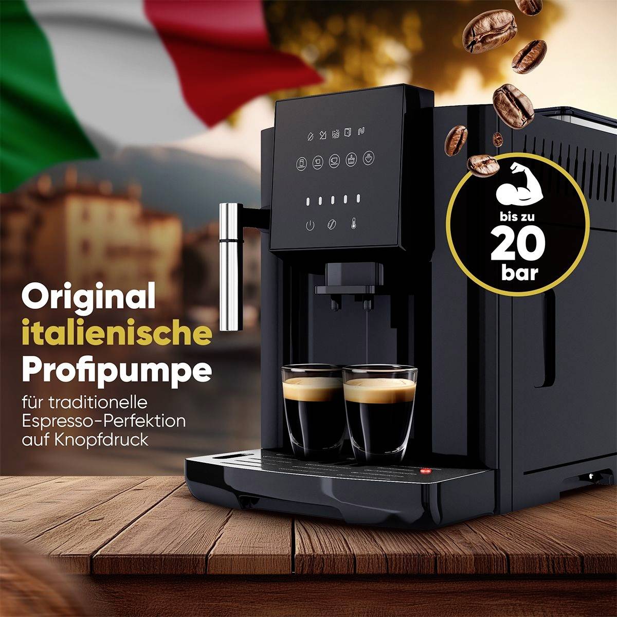 Profi Cook PC-KAV 1281 501281 Machine espresso noir
