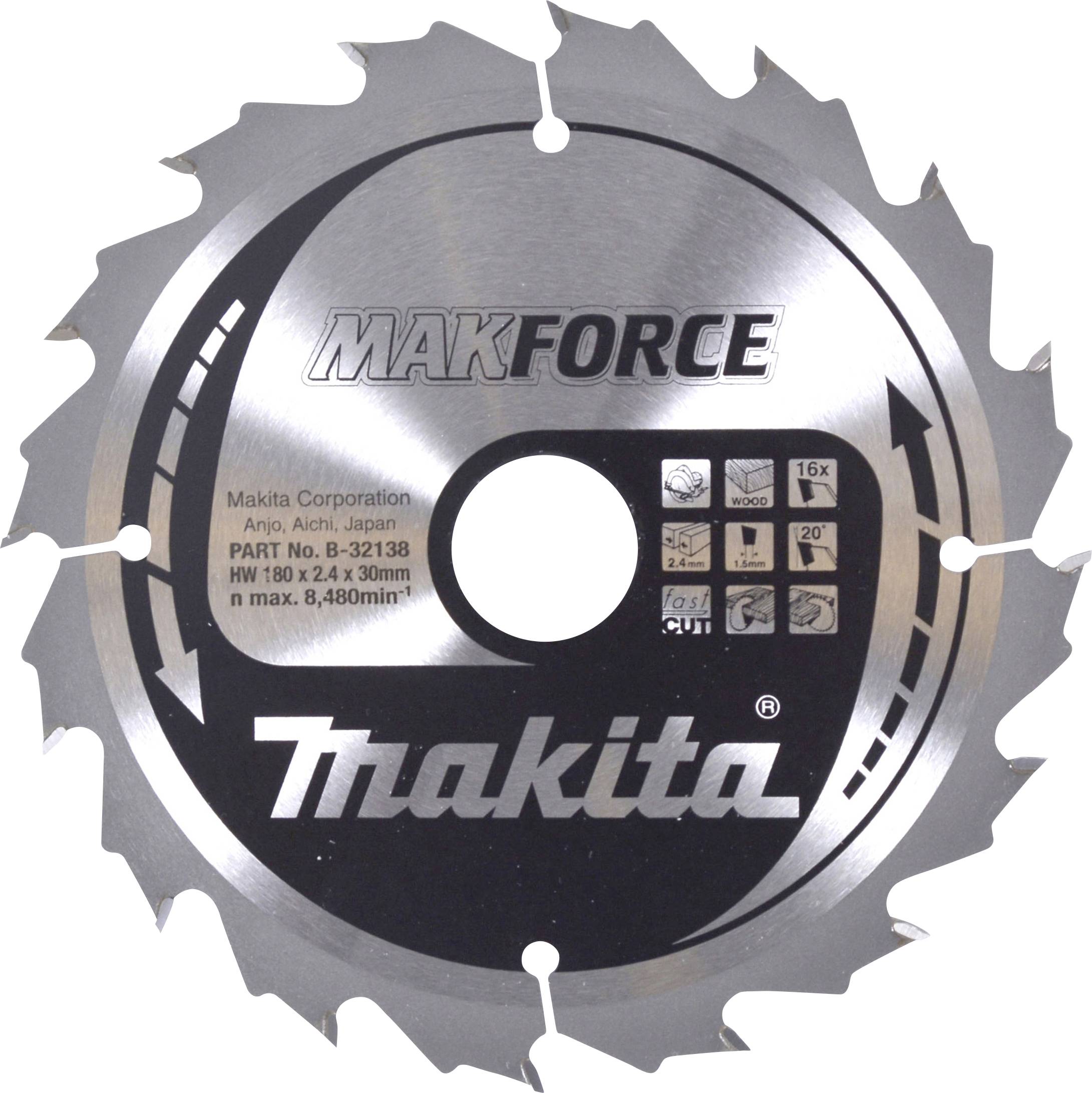 Makita B-32138 Lame de scie circulaire 1 pc(s)