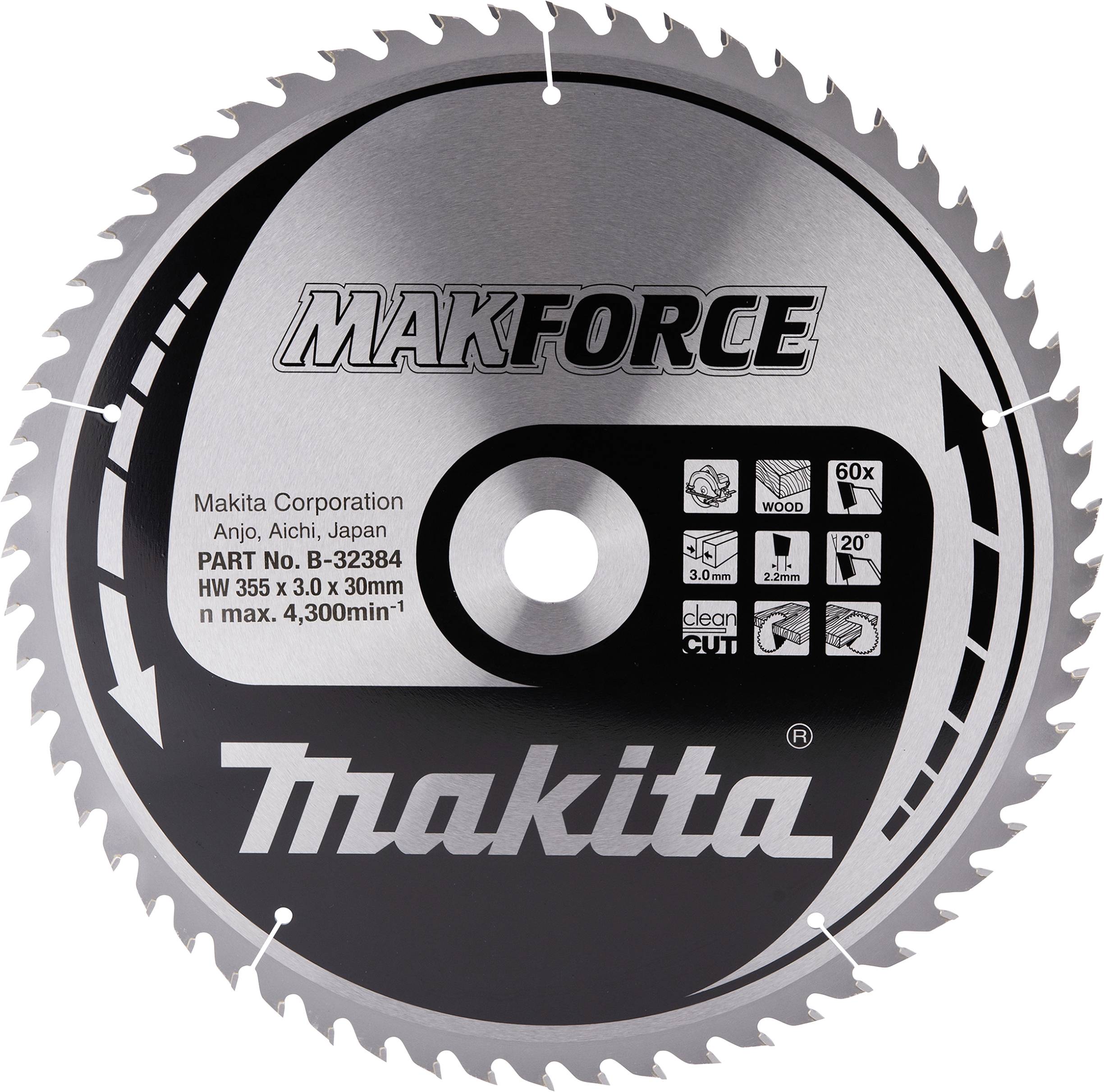 Makita B-32384 Lame de scie circulaire 1 pc(s)