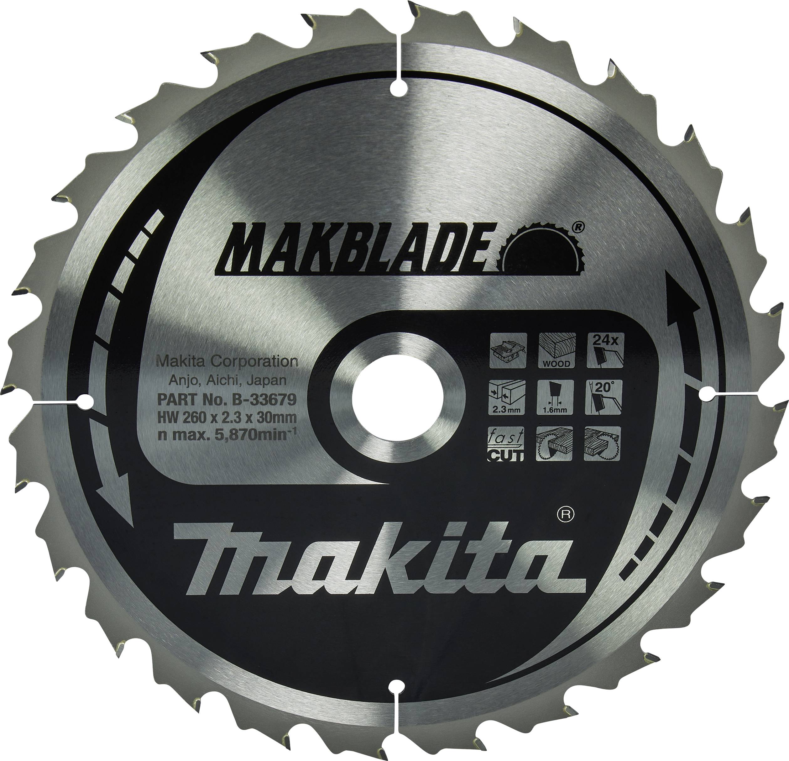Makita B-33679 Lame de scie circulaire 1 pc(s)