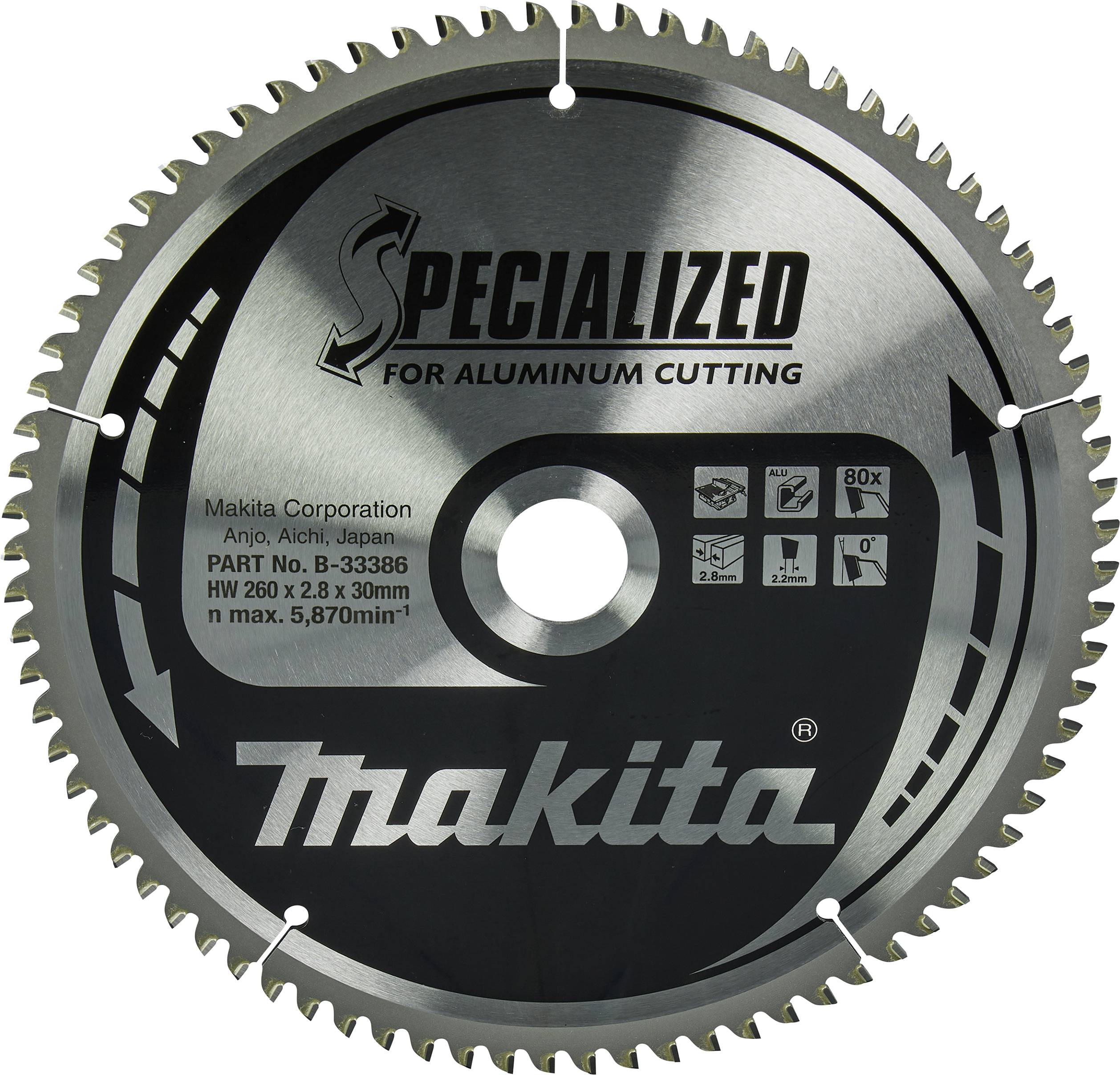 Makita B-33386 Lame de scie circulaire 1 pc(s)