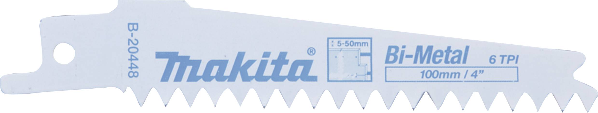 Makita B-20448 Feuille Makita Reciproblatt BIM 100/6Z B-20448 1 pc(s)