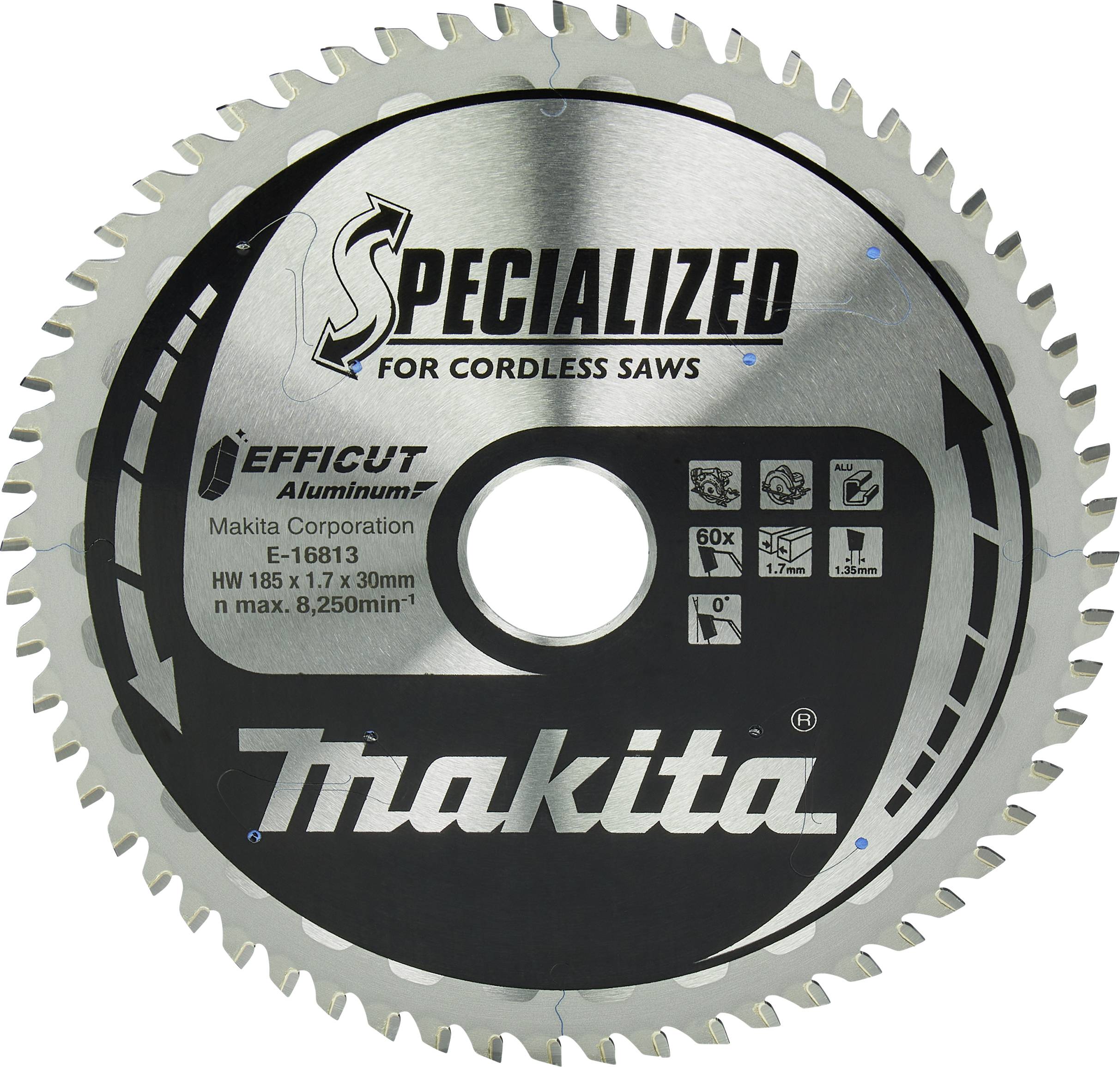Lame de Makita EFFICUT. 185 x 30 x 60 E-16813 Makita E-16813