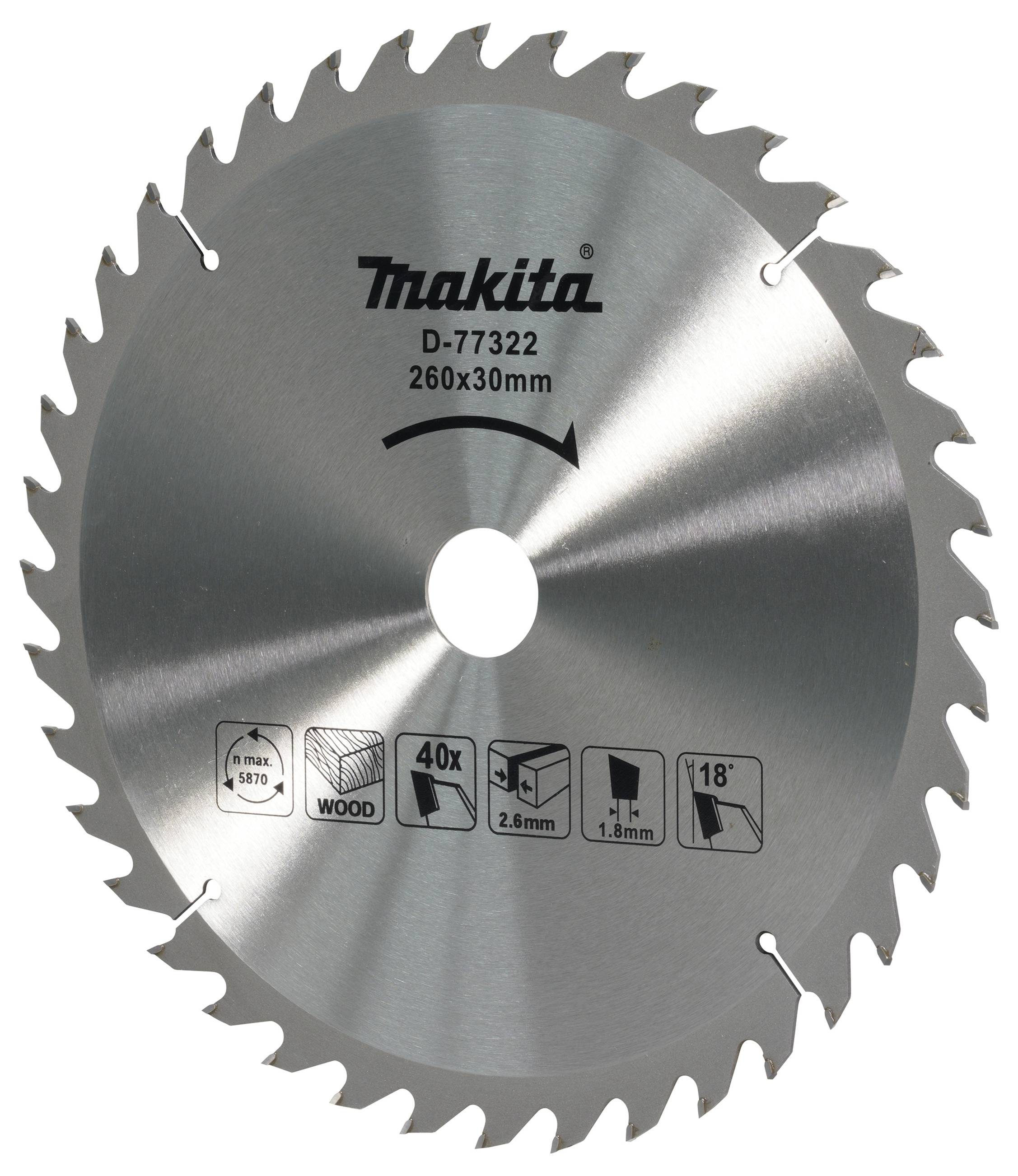 Makita D-77322 Lame de scie circulaire 1 pc(s)