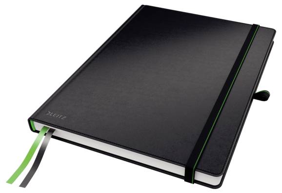 Leitz 44710095 Cahier quadrillé noir Nombre de pages: 80 DIN A4