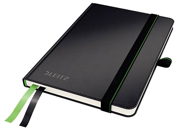 Leitz 44790095 Cahier quadrillé noir Nombre de pages: 80 DIN A6