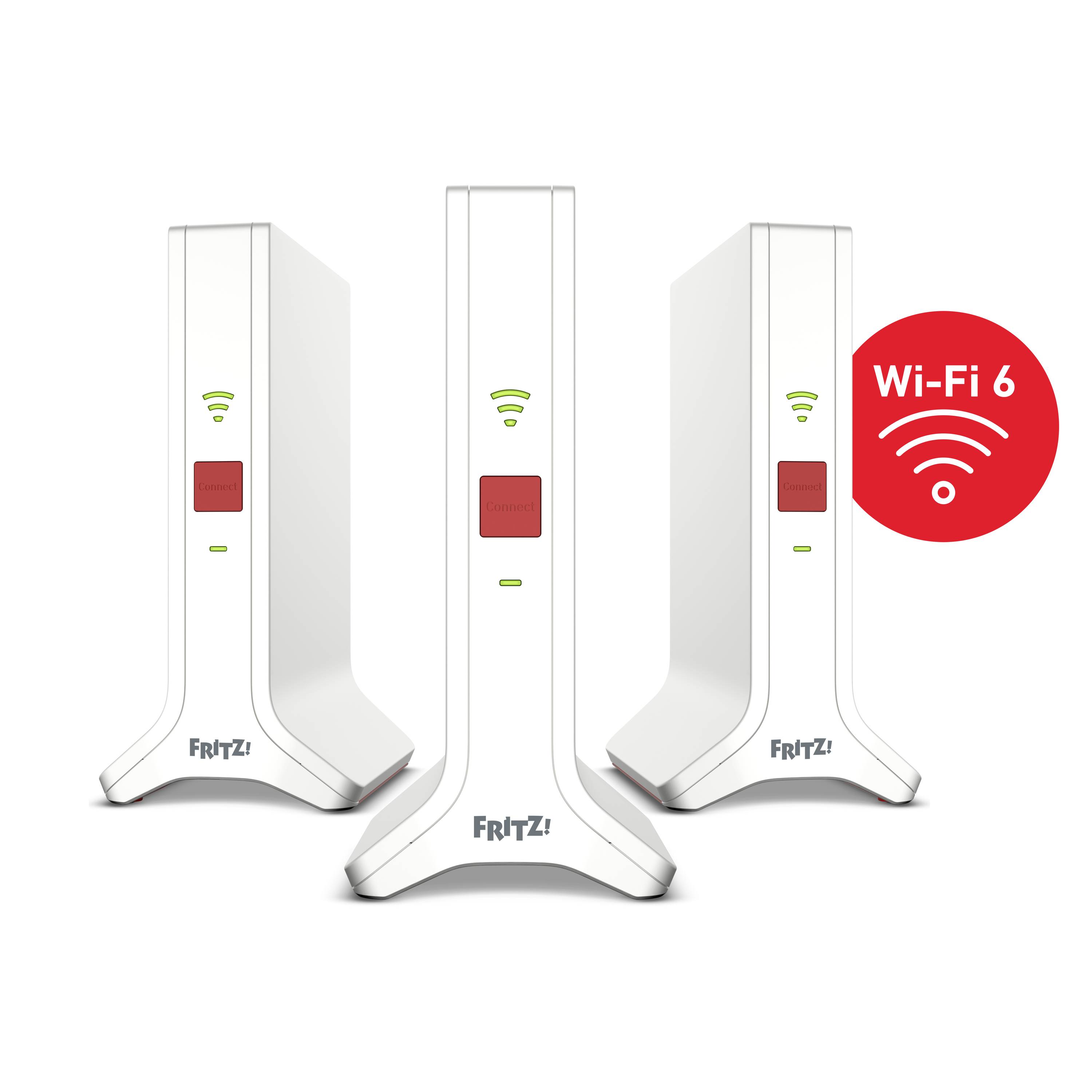 FRITZ! Répéteur Wi-Fi FRITZ!Mesh Set 4200 3er-Set 20003107 LAN 10/100/1000 Mo/s maillé
