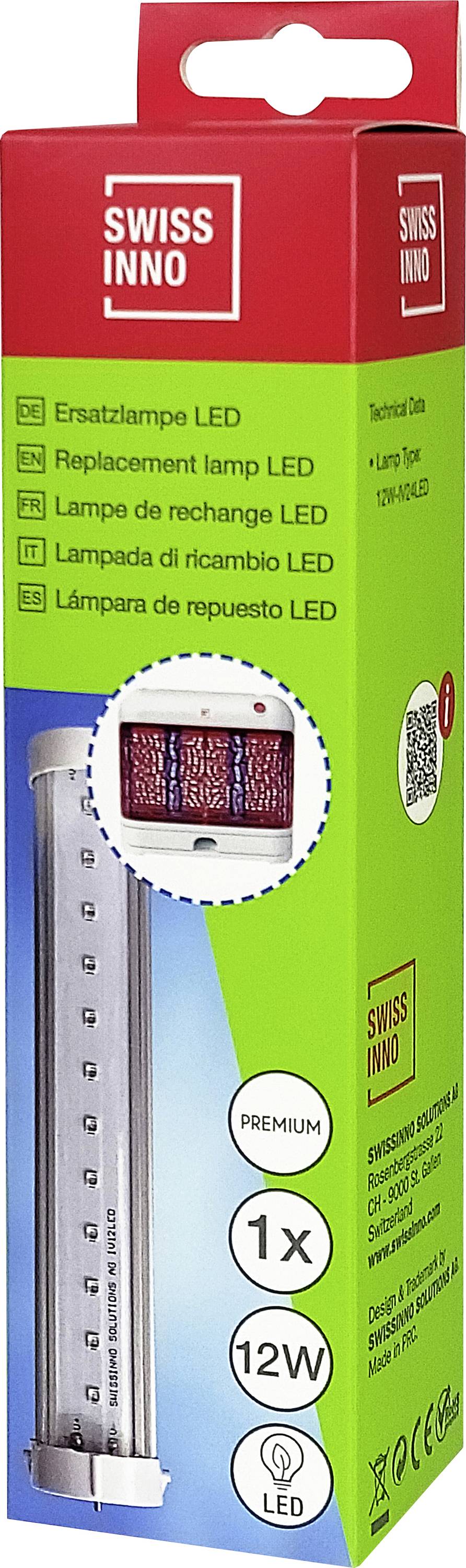 Répulseur d'insectes Swissinno Ersatz-Leuchtröhre UV 12 Watt LED für Insektenfalle 24 Watt 1 pc(s)