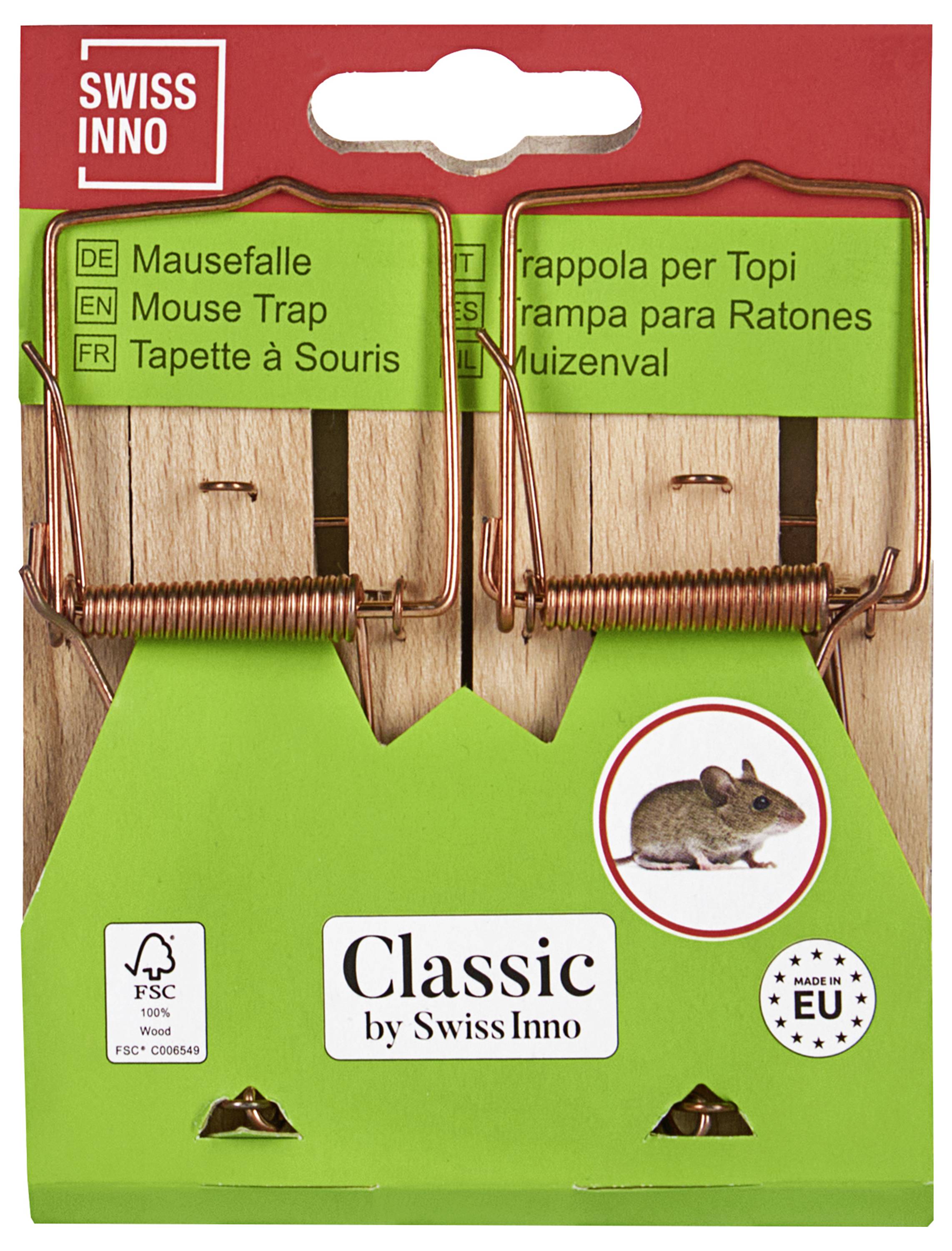 Piège à souris Swissinno Holz-Classic, 2er Pack 2 pc(s)