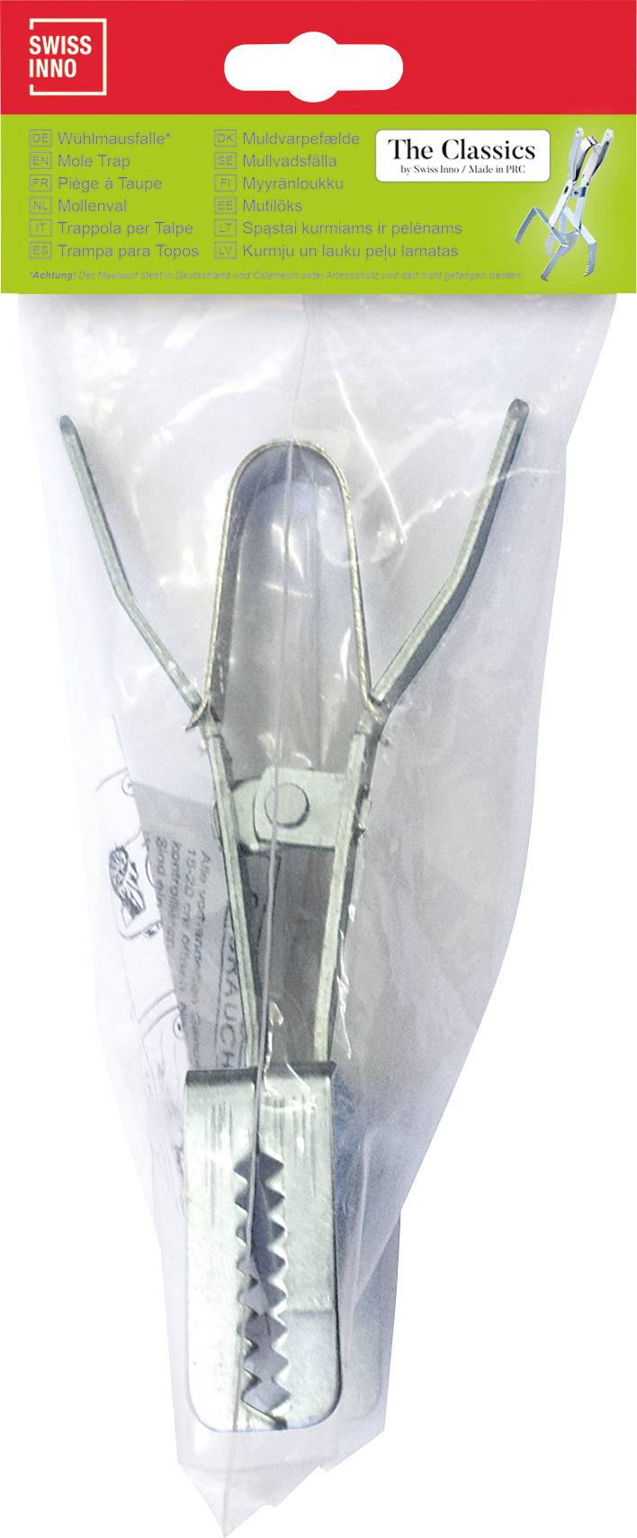 Piège à souris Swissinno Wühlmaus-Zangenfalle Classic, verzinkt 1 pc(s)