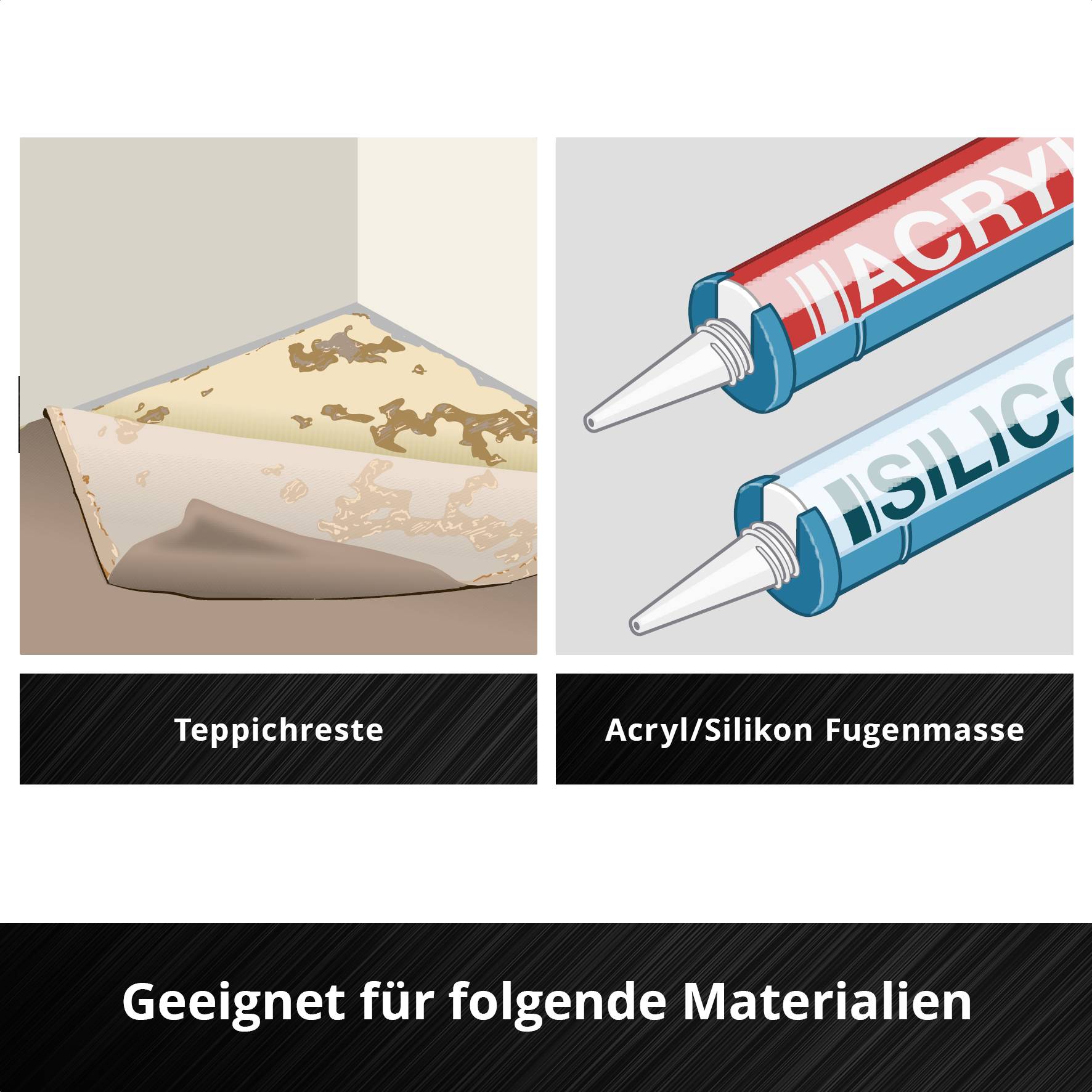 Einhell 708001 Schaber/Messer HCS, Spitz Acier Chrome-Vanadium, HCS Grattoir 50 mm 1 pc(s)