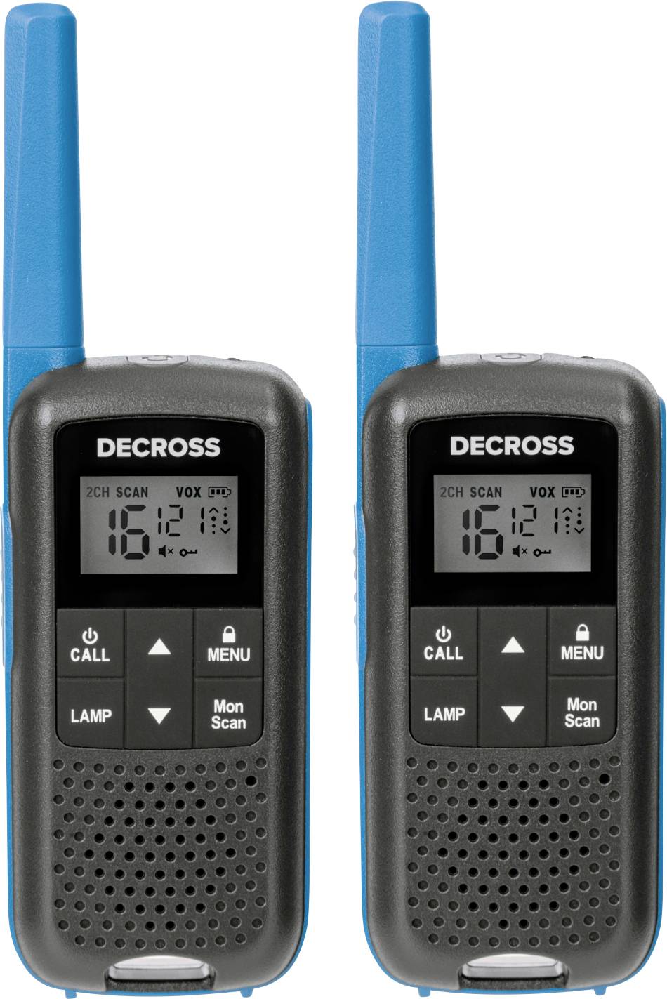 DECROSS DC63 Blau 2er-Set DC6314104302000 Talkie-walkie PMR
