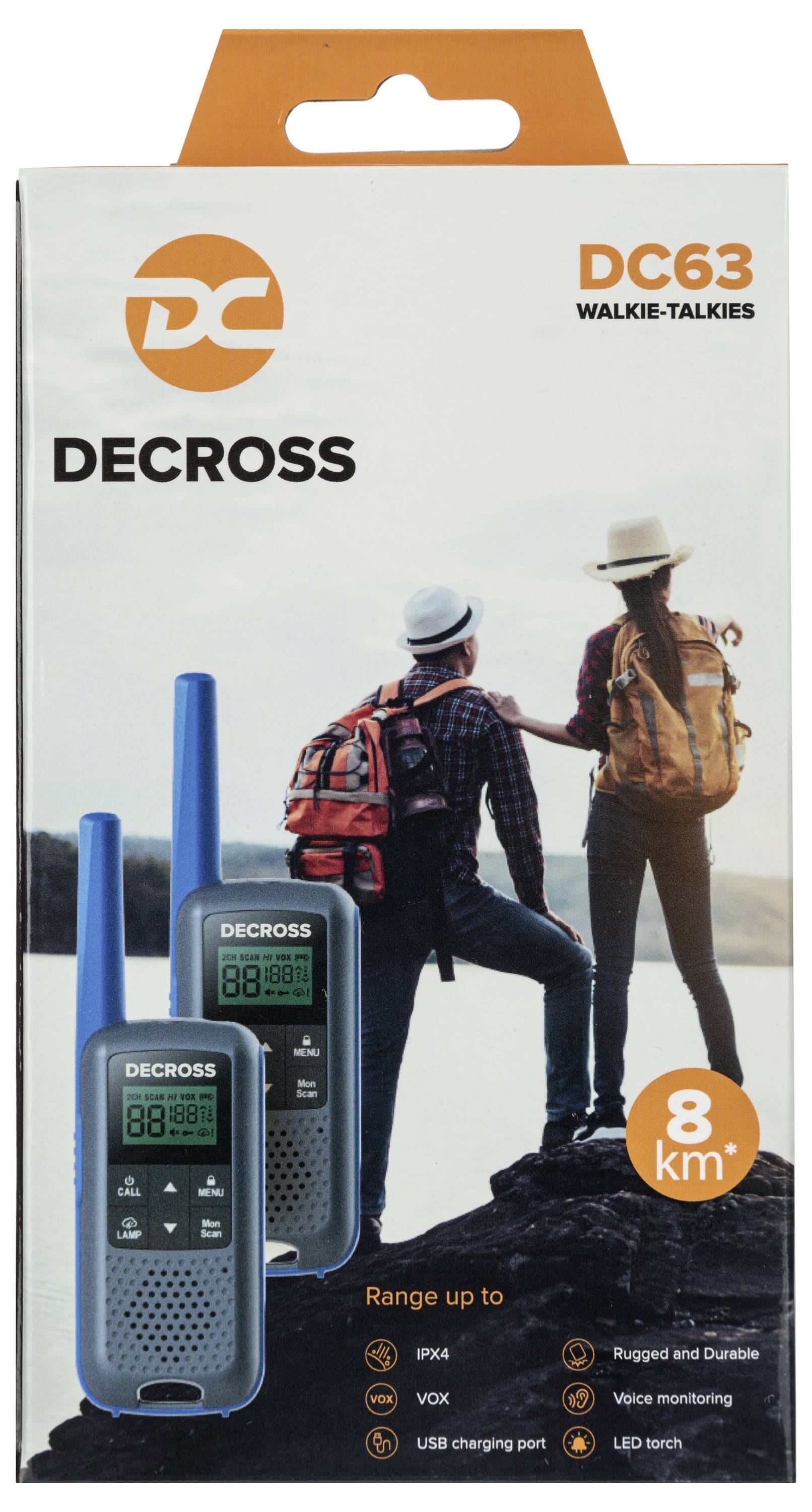 DECROSS DC63 Blau 2er-Set DC6314104302000 Talkie-walkie PMR