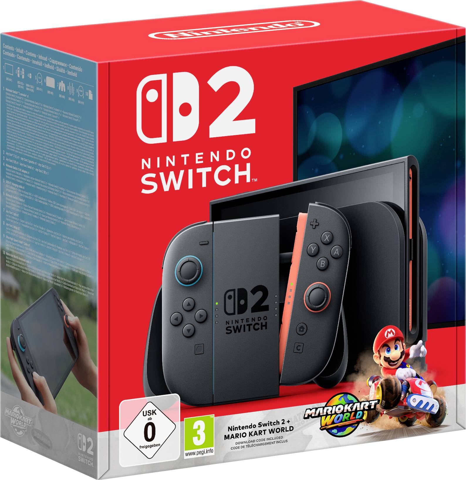 Nintendo Switch 2 256 GB noir Mario Kart World inclus