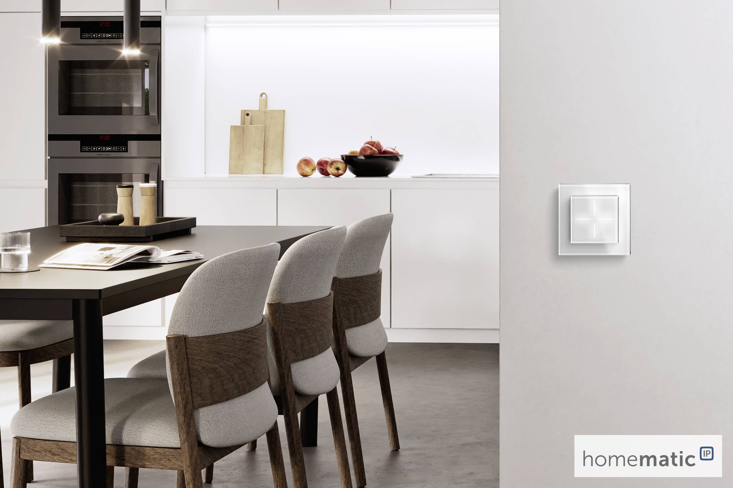 Homematic IP sans fil Bouton-poussoir Funk Glastaster