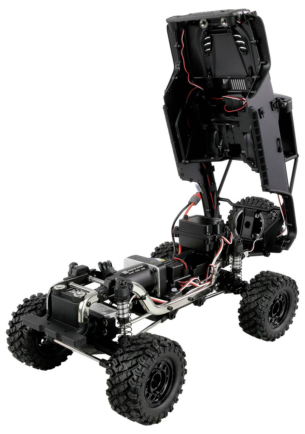 Amewi Hyper Go SC Scale Crawler brushless 1:12 Véhicule RC débutant électrique Crawler prêt à fonctionner (RtR) 2,4 GHz avec