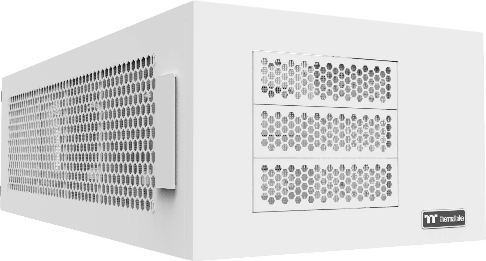 Bureau Thermaltake AX100 Snow White Socle blanc neige