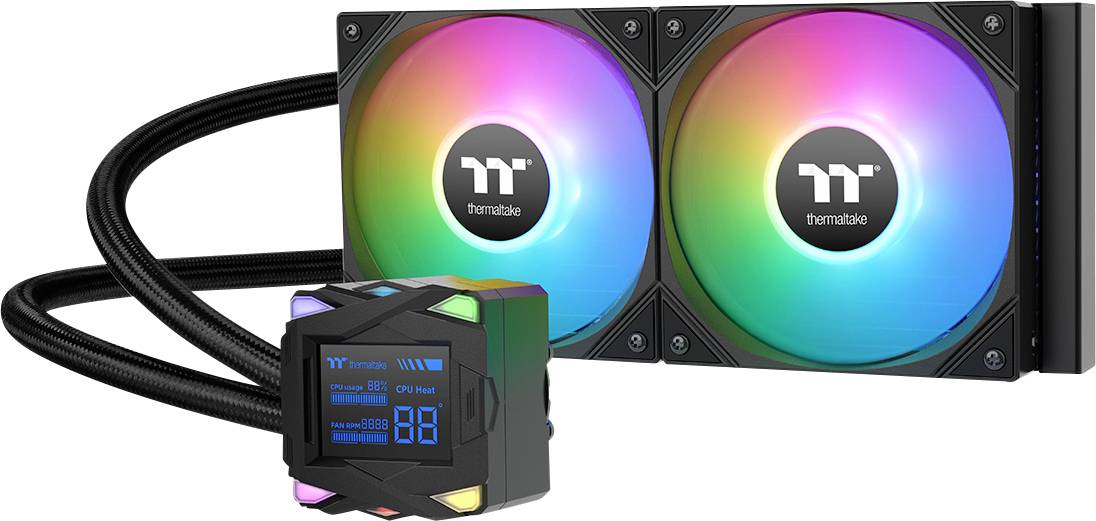 Thermaltake LA240-S ARGB Sync All-In-One Liquid Cooler System Black Système de refroidissement à l'eau pour PC