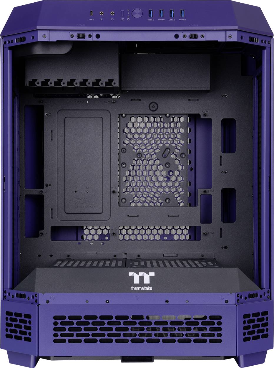 Tour midi Thermaltake The Tower 600 Future Dusk Boîtier gaming bleu foncé