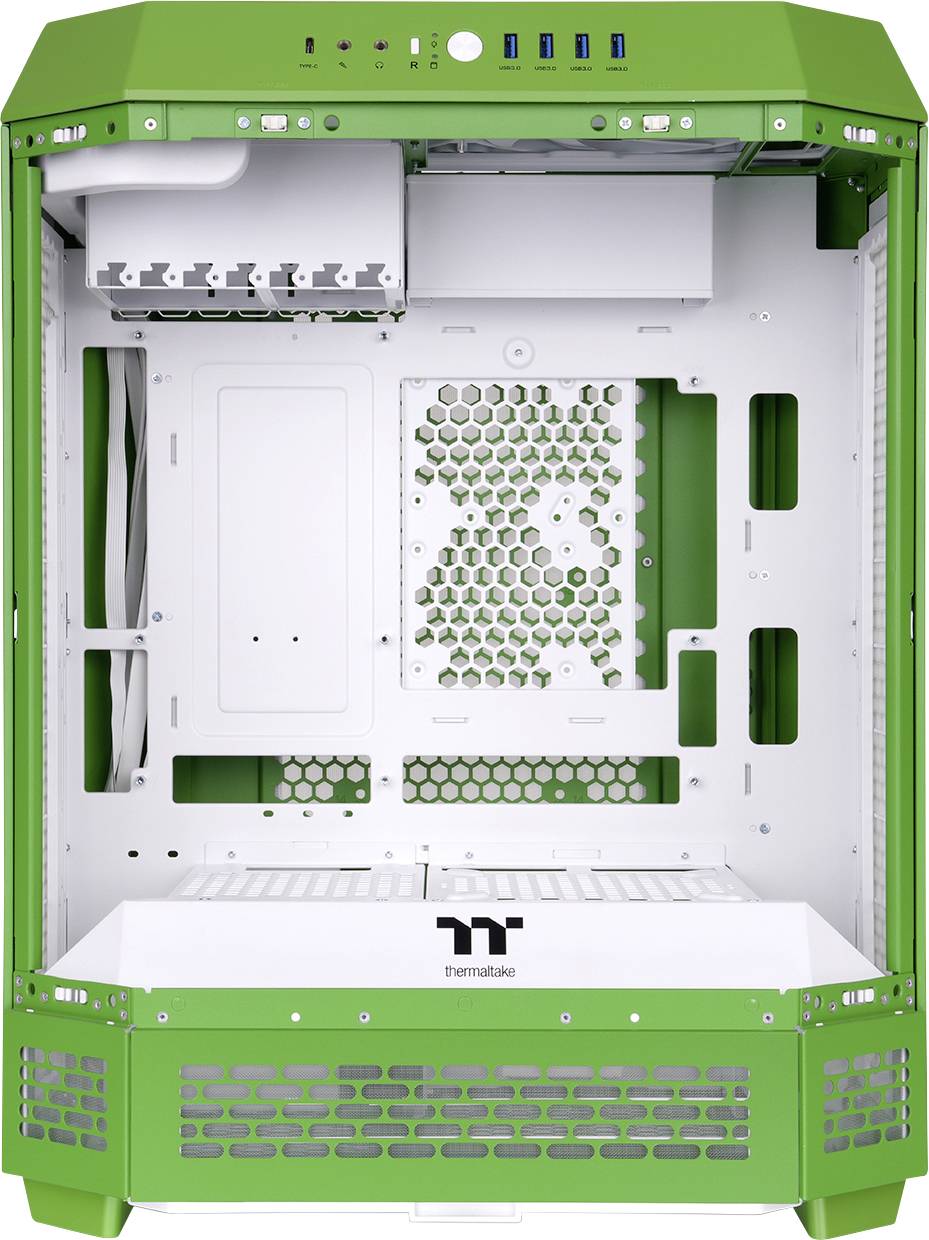 Tour midi Thermaltake The Tower 600 Light-year Green Boîtier gaming vert clair (mat)
