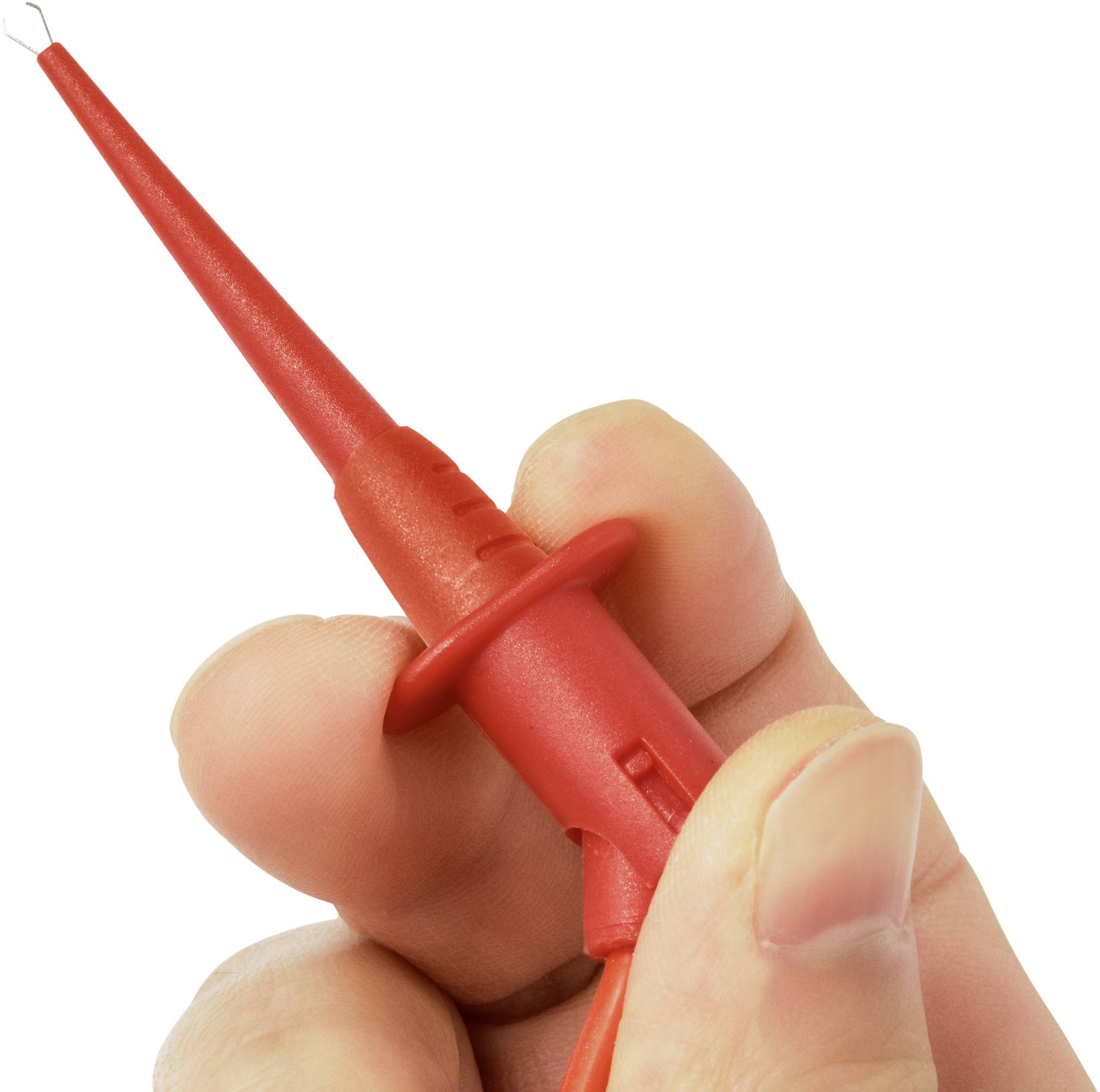 VOLTCRAFT MSL-525 Cordon de mesure 1.2 m Avec pinces de préhension miniatures CAT II 300 V 1 paire(s)