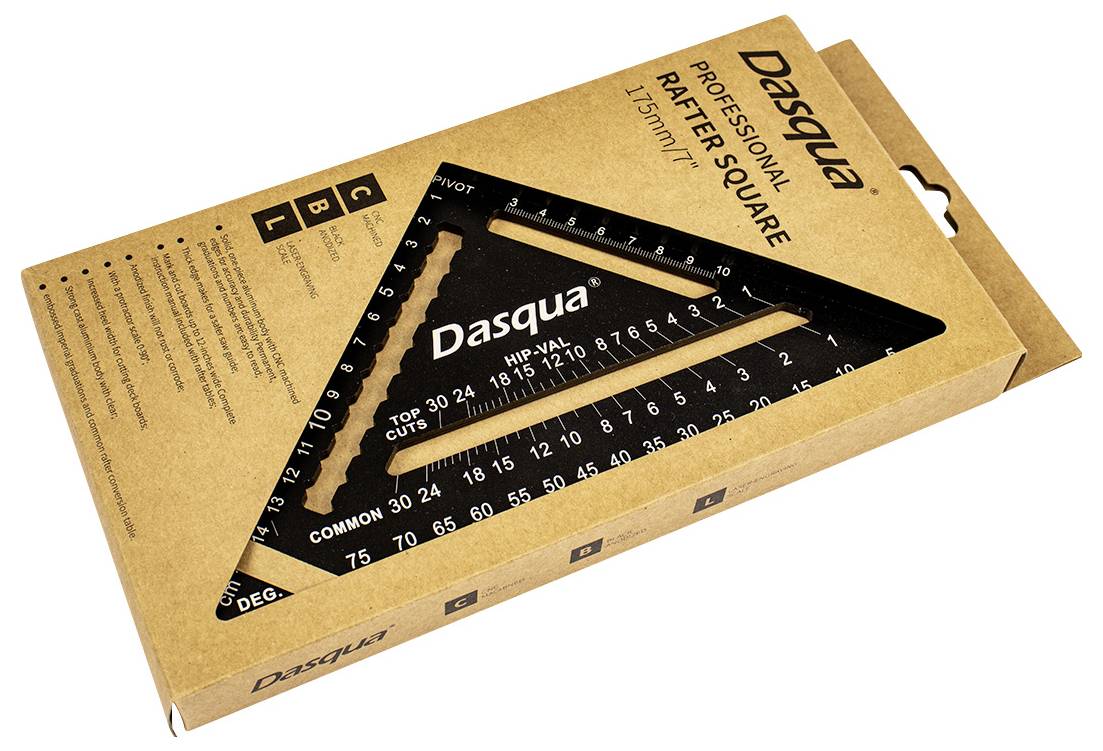 Dasqua 1804-0710 Équerre à chevrons 90 °