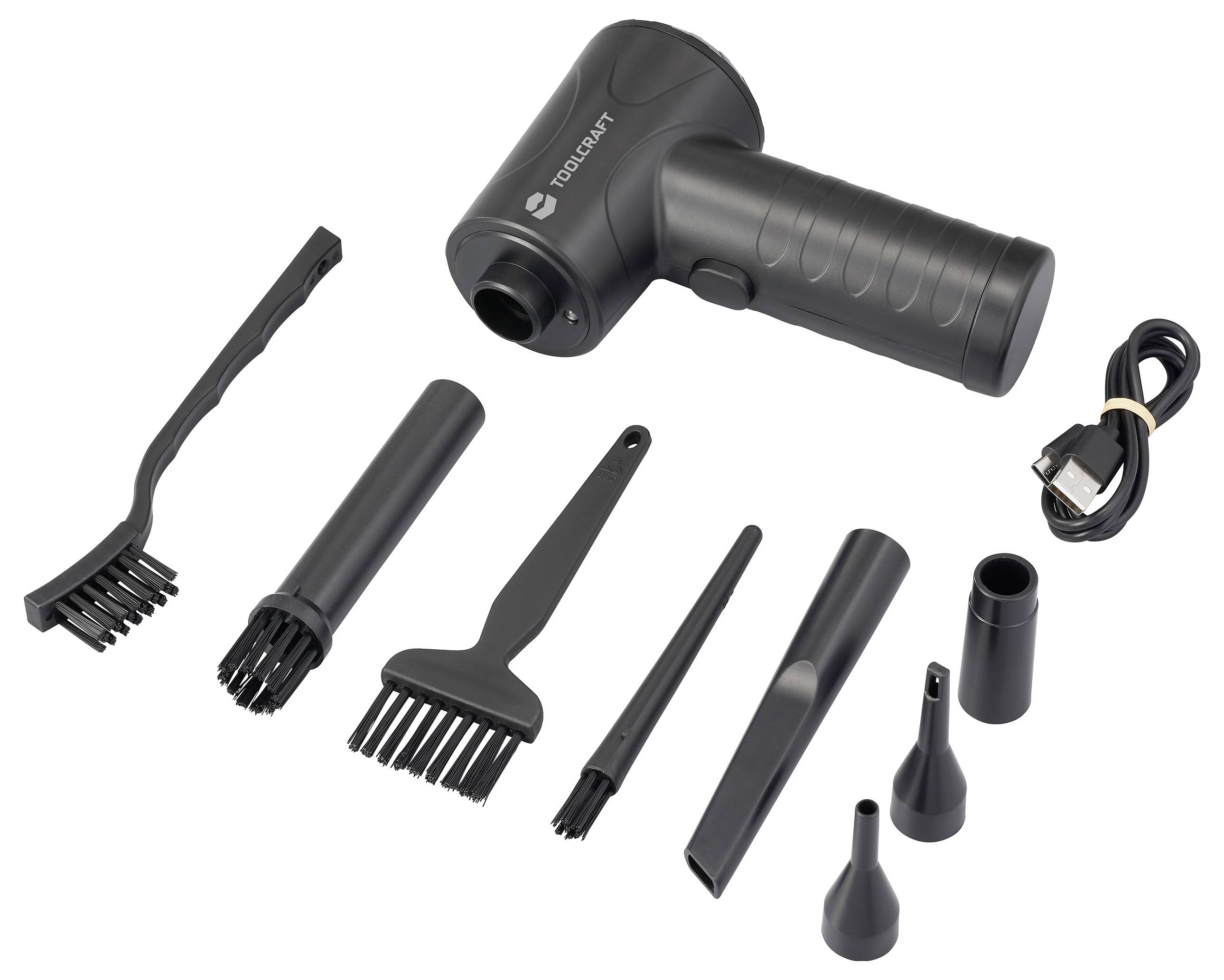 TOOLCRAFT Ventilateur de poussière sur batterie 5 V