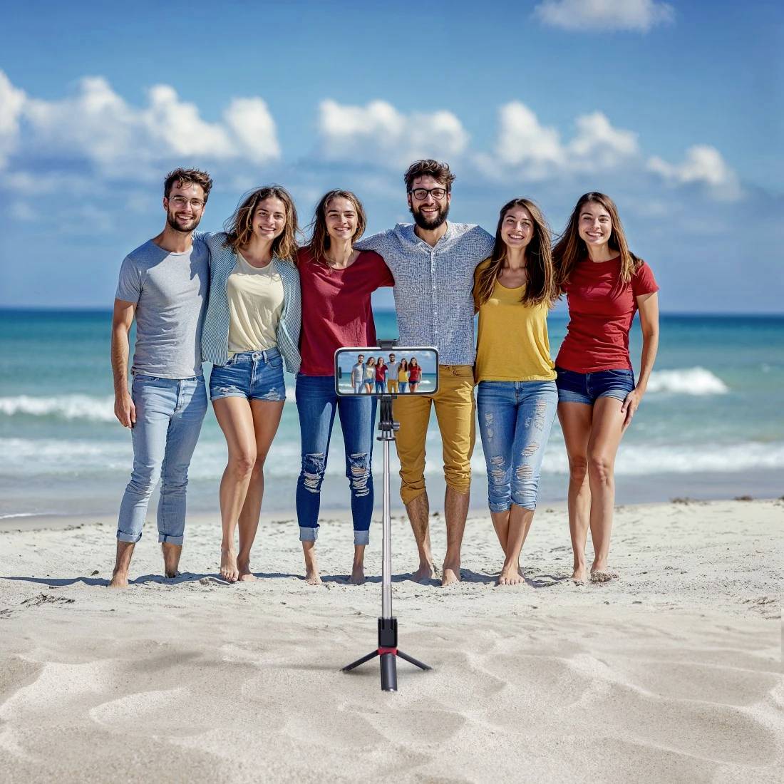 Hama Selfie-Stick-Stativ "Fancy Stand 70 II" für Handy, Bluetooth®-Fernauslöser Perche à selfie noir