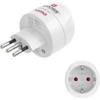 Hama 00223484 Adaptateur de voyage Reiseadapter Typ J, L, N, 3-polig, für die Schweiz, Italien und Brasilien Hama 00223484 Adaptateur de voyage Reiseadapter Typ J, L, N, 3-polig, für die Schweiz, Italien und Brasilien
