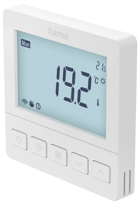 Hama Smartes Fußbodenheizungs-Thermostat, Unterputz, per App/Sprache steuern Commande de chauffage au sol
