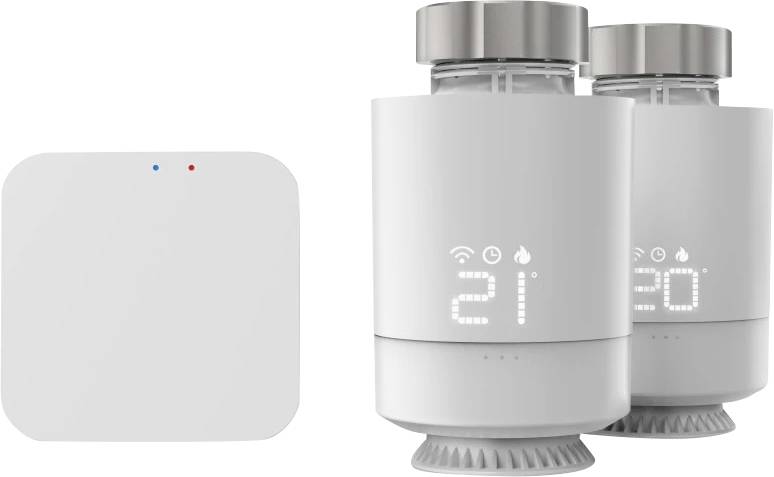 Hama Smarte WLAN-Heizungssteuerung, 2x Smartes Heizkörperthermostat + Zentrale Thermostat de radiateur