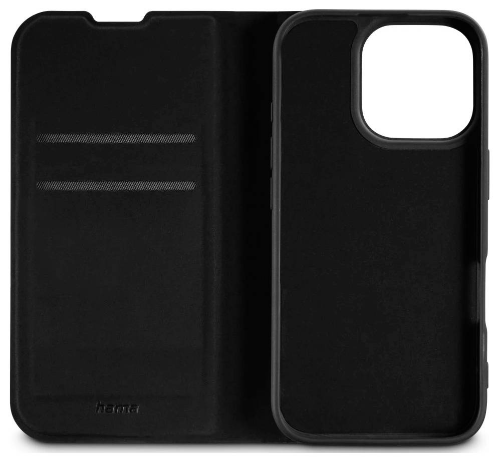 Hama Handytasche "Daily Protect" für Apple iPhone 16, Schwarz Étui portefeuille Apple iPhone 16 noir 00123750