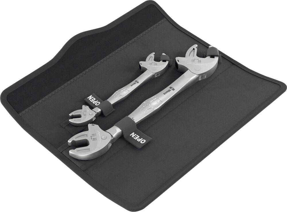 Wera 05020340001 6006 Joker 2 Set 1 Clé plate double à ajustement automatique Ouverture de clé (métrique) 7 - 19 mm Ouverture de
