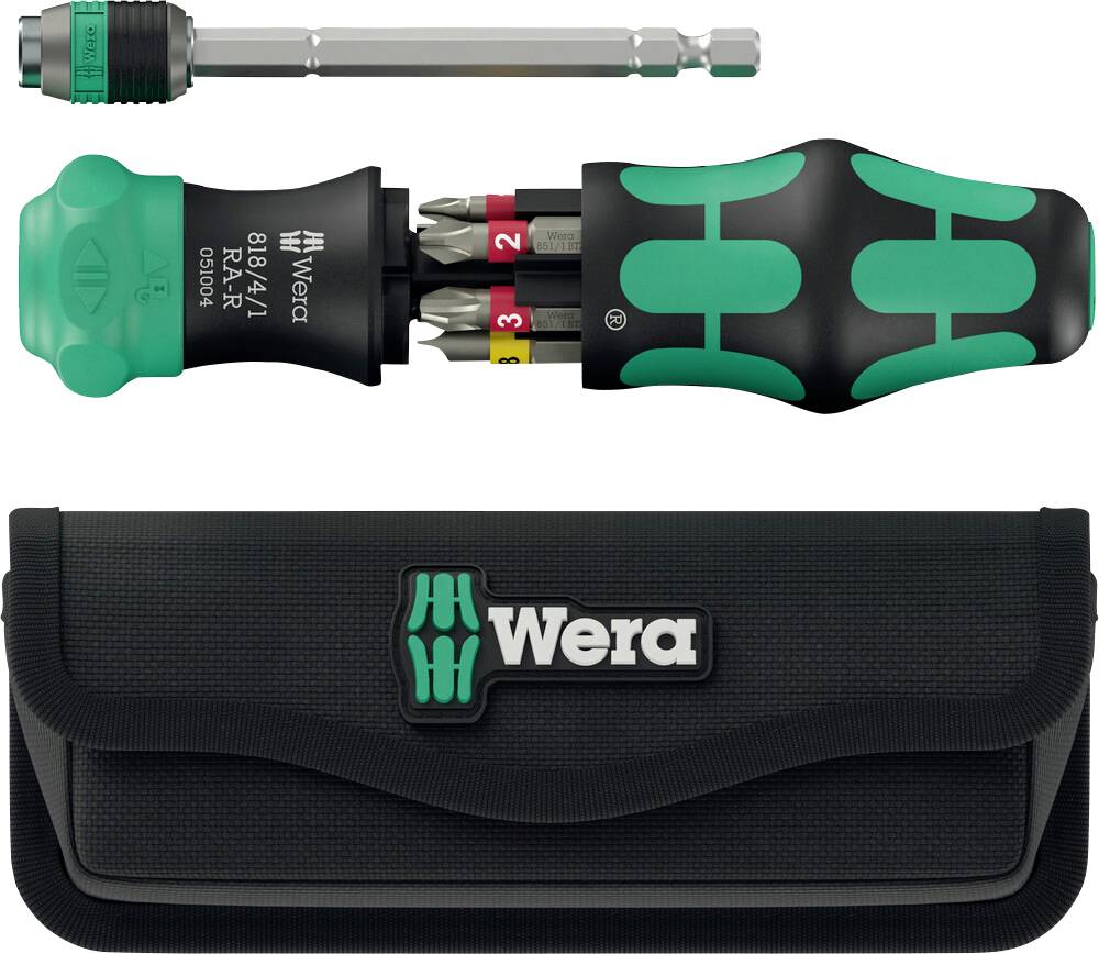 Wera Kraftform Kompakt 25 RA-R Tournevis porte-embouts 1/4"