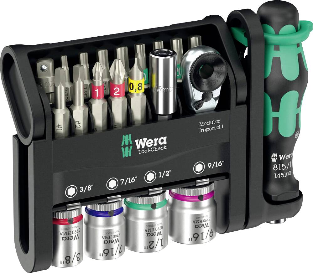 Wera Tool-Check Modular Imperial 1 05049001001 Jeu d'outils 21 pièces