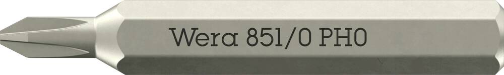 Wera 851 Micro 05058121001 Embout cruciforme PH 0
